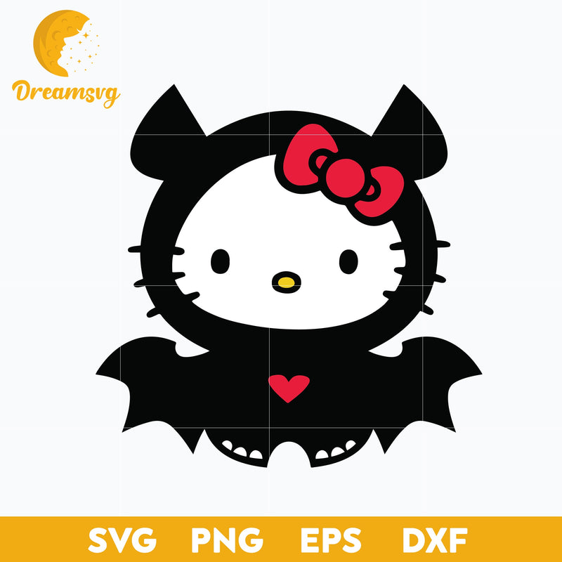 Hello Kitty Halloween Svg, Hello Kitty Svg, Halloween Svg, png, dxf, eps digital file.