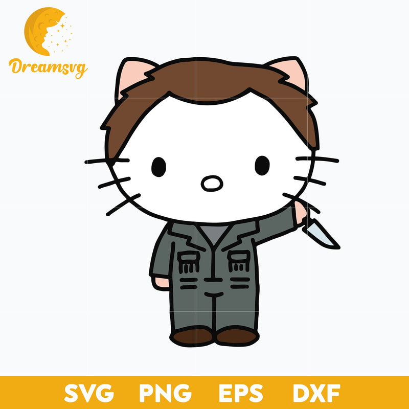 Hello Kitty Halloween Svg, Hello Kitty Svg, Halloween Svg, png, dxf, eps digital file.