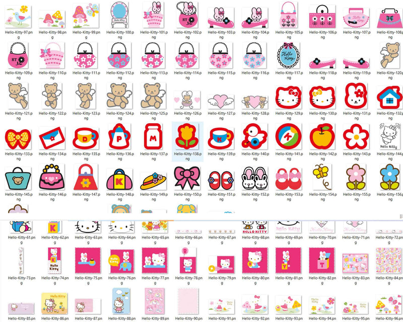 1800+ Mega Halloween Hello Kitty Bundle svg, Kawaii kitty halloween svg, eps, png, dxf, Horror kitty digital files.