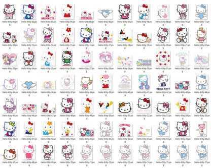Ultimate Kawaii neko halloween svg, eps, png, dxf, Halloween Hello Kitty Bundle svg, Horror kitty digital files.