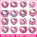 hello kitty valentine bundle png