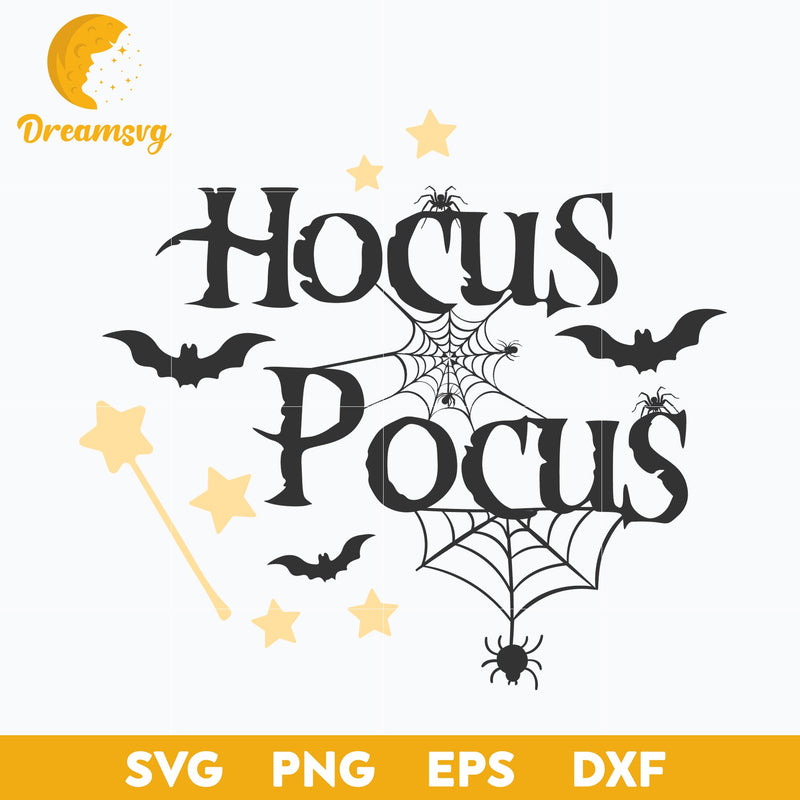 Hocus Pocus SVG, Halloween svg, png, dxf, eps digital file.