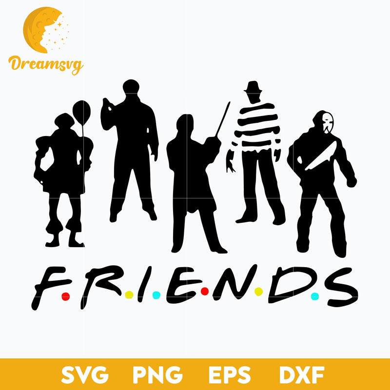 Horror friend svg, Halloween svg, png, dxf, eps digital file.