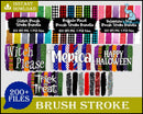 Huge Brush Stroke Drive , PNG and PSD Files for Sublimation