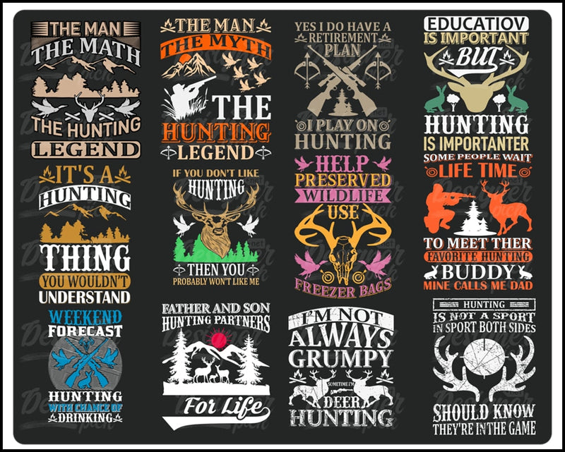 Hunting Svg Bundle - Digital download