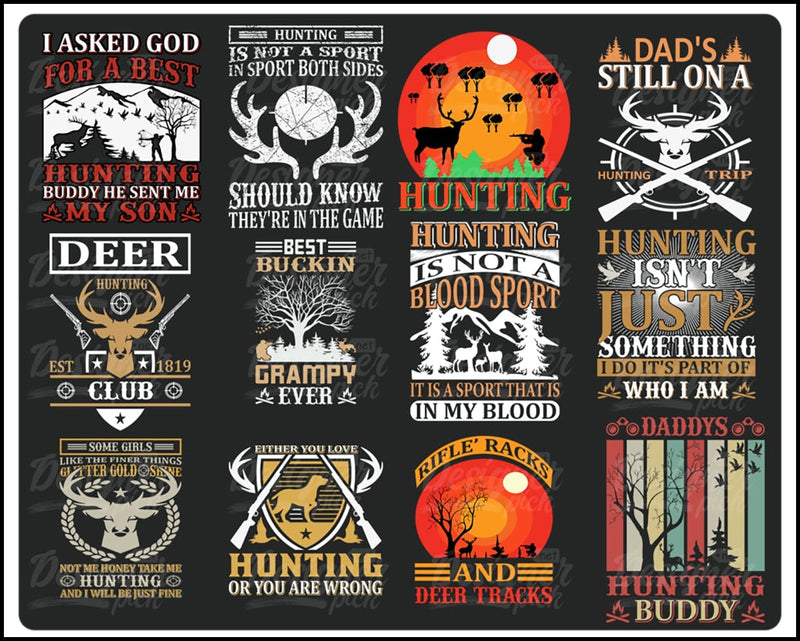 Hunting Svg Bundle - Digital download