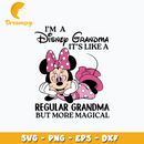 Minnie im a disney grandma svg