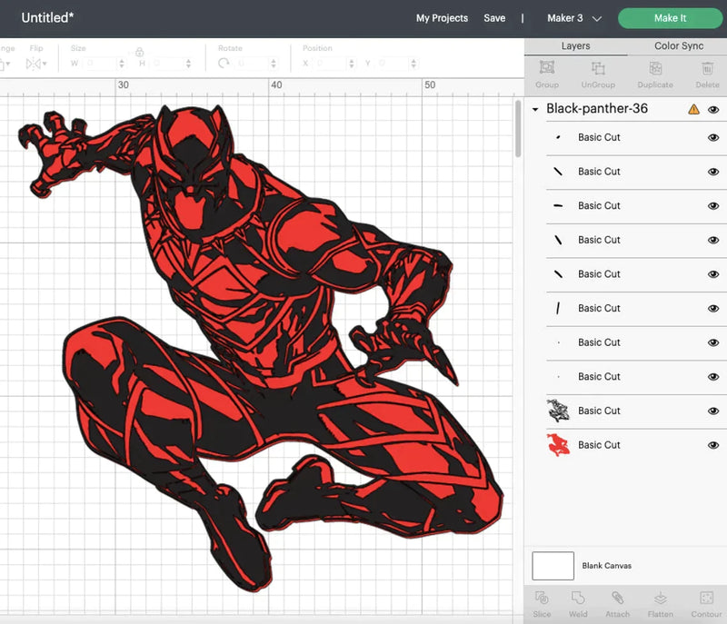 Black Panther PNG & SVG Bundle, 66 Files For Cricut & Silhouette