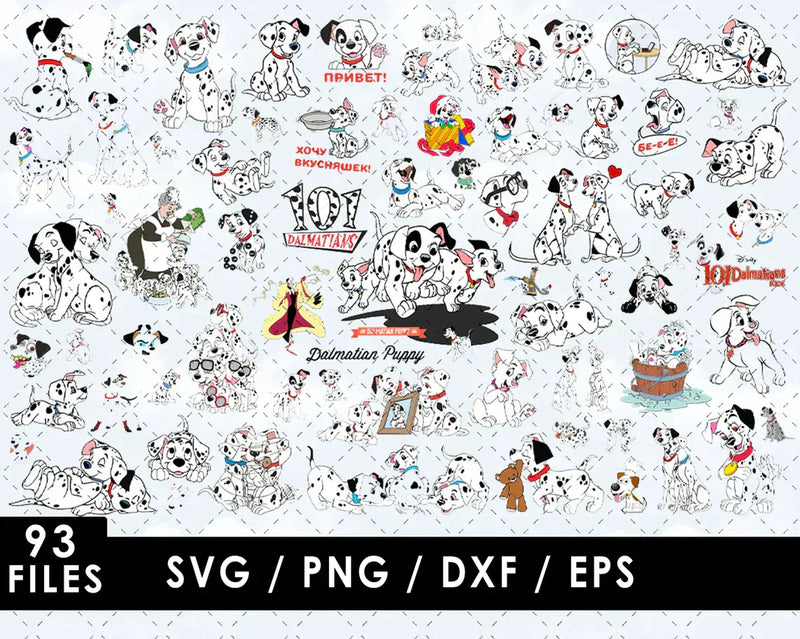 Dalmatians SVG Bundle, Dalmatians SVG Cricut, Dalmatians PNG, Dalmatians Clipart