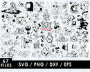 101 Dalmatians PNG & SVG Bundle (v3), 67 Files For Cricut & Silhouette