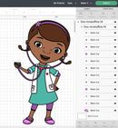 Doc McStuffins PNG & SVG Bundle, 55 Files For Cricut & Silhouette