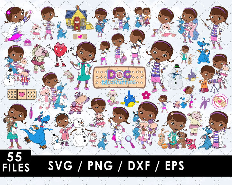 Doc McStuffins Svg, Doc McStuffins SVG Cricut, Doc McStuffins Png, Doc McStuffins Clipart