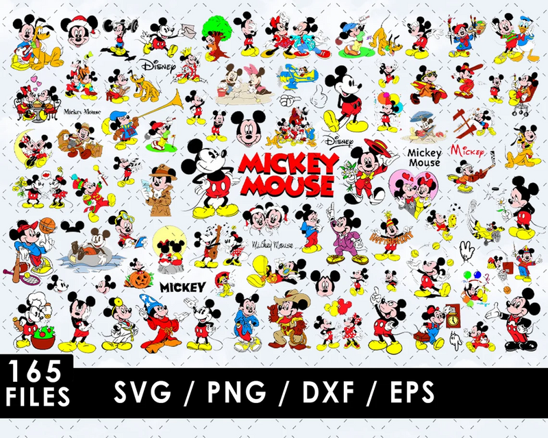 SVG, Mickey Mouse Face SVG, Mickey Ears SVG, Mickey Mouse SVG For Cricut