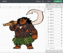 Moana PNG & SVG Bundle, 26 Files For Cricut & Silhouette