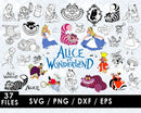 Alice in Wonderland Svg, Alice in Wonderland Png, Alice in Wonderland Clipart