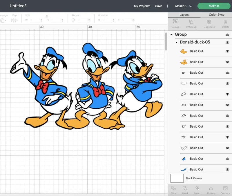 Donald Duck SVG, Donald Duck Clipart Set, Donald Duck SVG Cricut, Donald Duck PNG & SVG Cut Files