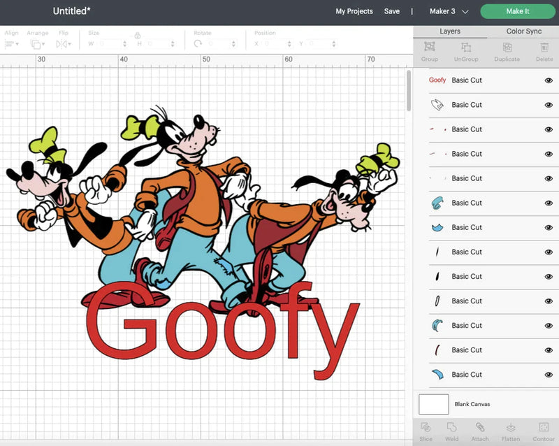 Goofy PNG & SVG Bundle, 105 Files For Cricut & Silhouette