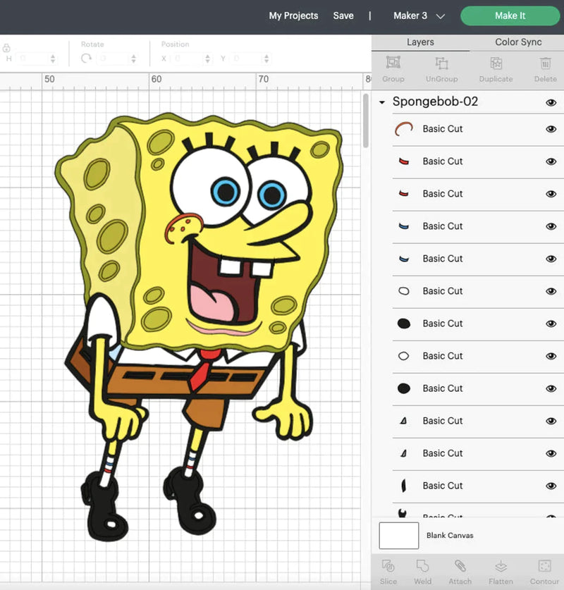 SpongeBob Clipart Bundle, PNG & SVG Cut Files for Cricut & Silhouette