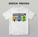 Mine Svg Bundle Cricut Gaming Clipart Digital Video Game Sticker Christmas Gift for Gamer Minecraft Shirt, Sticker Minecraft Gift Idea