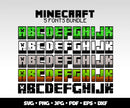 Minecraft SVG Bundle, Minecraft Clipart for Cricut & Silhouette, Minecraft PNG SVG Cut Files - Digital Bundle