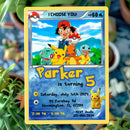 Editable Pokemon Card Invitation, Pokemon Birthday Invitation, Pikachu Birthday Party Invitation, Printable Pokemon Invitation Template