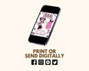 Minnie Mouse Birthday Invite, Girls Birthday Invite, Oh Twodles, Digital Download, Minnie Invite, Editable Pink Minnie Mouse Invitation