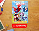 Spidey And His Amazing Friends Birthday Invitation Spidey Invitation Spiderman Party Spidey And Friends Boy Invite Digital Instant EDITABLE