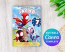 Spidey And His Amazing Friends Birthday Invitation Spidey Invitation Spiderman Party Spidey And Friends Boy Invite Digital Instant EDITABLE