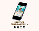Baby Moana Birthday Invitation, Editable Digital Hawaiian Moana Birthday Invite, Kids Theme Party Invitation, Digital Baby Moana Template