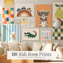 110 Kids Room Prints | Wall Art Set | Nursery Wall Art | Playroom Decor | Kids Room Art | Quirky Art | Eclectic Wall Art | DIGITAL DOWNLOAD