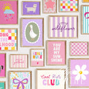 110 Girls Room Prints | Wall Art Set | Nursery Wall Art | Playroom Decor | Kids Room Art | Quirky Art | Eclectic Wall Art | DIGITAL DOWNLOAD