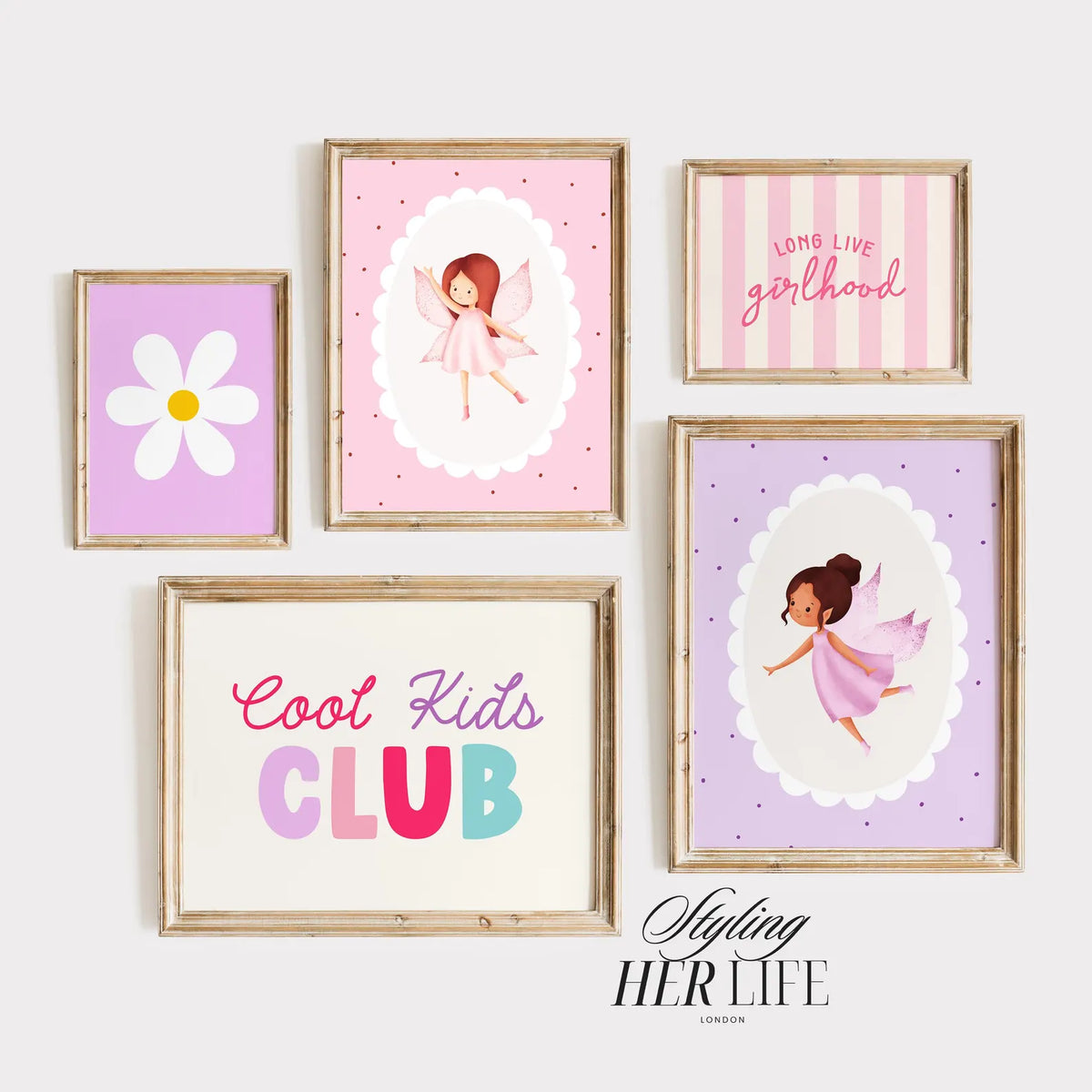 110 Girls Room Prints | Wall Art Set | Nursery Wall Art | Playroom Decor | Kids Room Art | Quirky Art | Eclectic Wall Art | DIGITAL DOWNLOAD