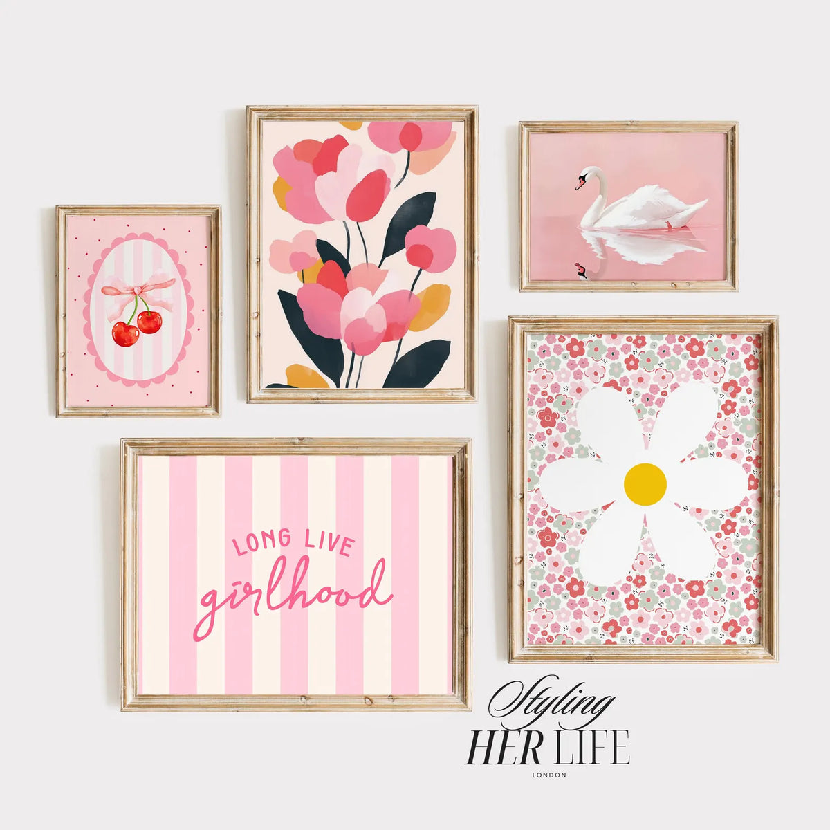 110 Girls Room Prints | Wall Art Set | Nursery Wall Art | Playroom Decor | Kids Room Art | Quirky Art | Eclectic Wall Art | DIGITAL DOWNLOAD