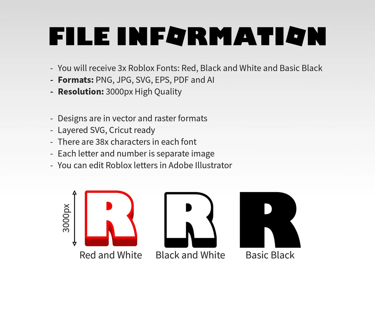 Roblox Font SVG Bundle, Roblox Letters Png, Roblox Alphabet Layered Svg, Gaming Alphabet Letters Numbers Set