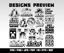 Minecraft SVG Bundle, Minecraft Clipart for Cricut & Silhouette, Minecraft PNG SVG Cut Files - Digital Bundle