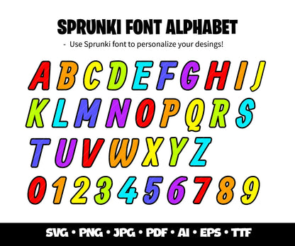 Incredibox Sprunki SVG Bundle, Sprunki Gaming Clipart Layered Svg, Gamer Birthday Svg, Incredibox Sprunki Png Svg Characters