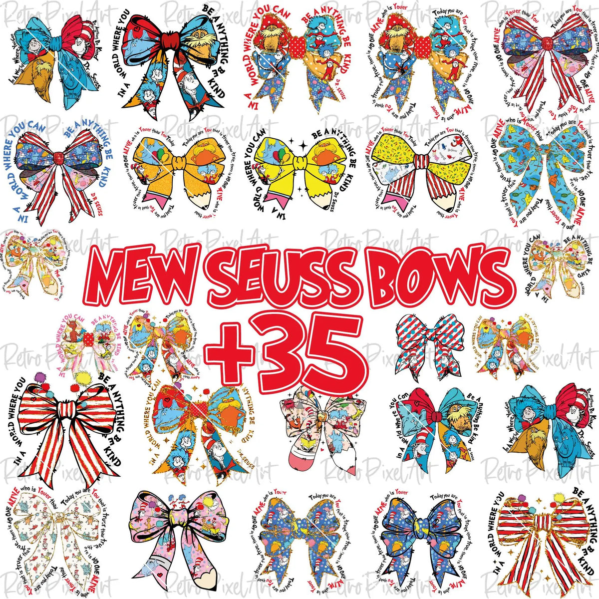 Dr Seuss Png Bundle, Read Across America Png, Cat In The Hat Png Designs, Thing 1 Thing 2 Clipart