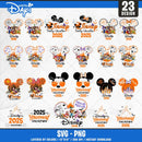 Mickey Halloween Clipart Bundle, Mickey Head Pumpkin Svg, Halloween Trip Png, Mouse Halloween Svg for Cricut & Silhouette,