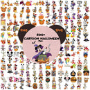 Disney Halloween Cliparts Bundle, Mickey Mouse and Friends Halloween Svg, Disney Halloween Svg Files for Cricut / Silhouette, Spooky Vibes Png