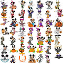Disney Halloween SVG & PNG Bundle, Mickey and Friends Halloween SVG Files For Cricut / Silhouette, Trick or Treat Cliparts Png Designs