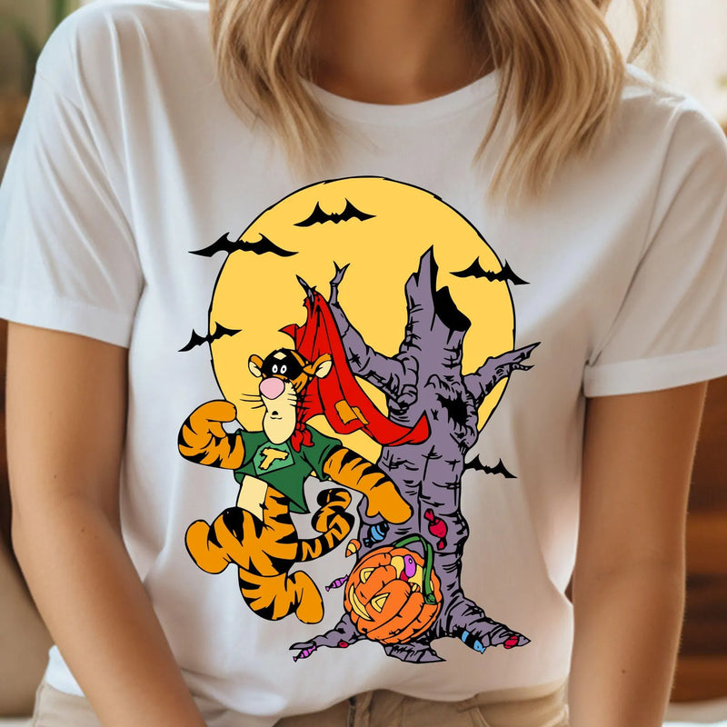 Winnie the Pooh Halloween SVG Bundle, Pooh and Friends Halloween SVG Cut Files For Cricut / Silhouette, Png Clipart Files