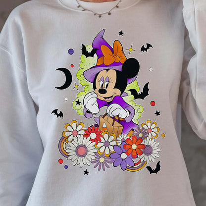 Disney Halloween Cliparts Bundle, Mickey Mouse and Friends Halloween Svg, Disney Halloween Svg Files for Cricut / Silhouette, Spooky Vibes Png