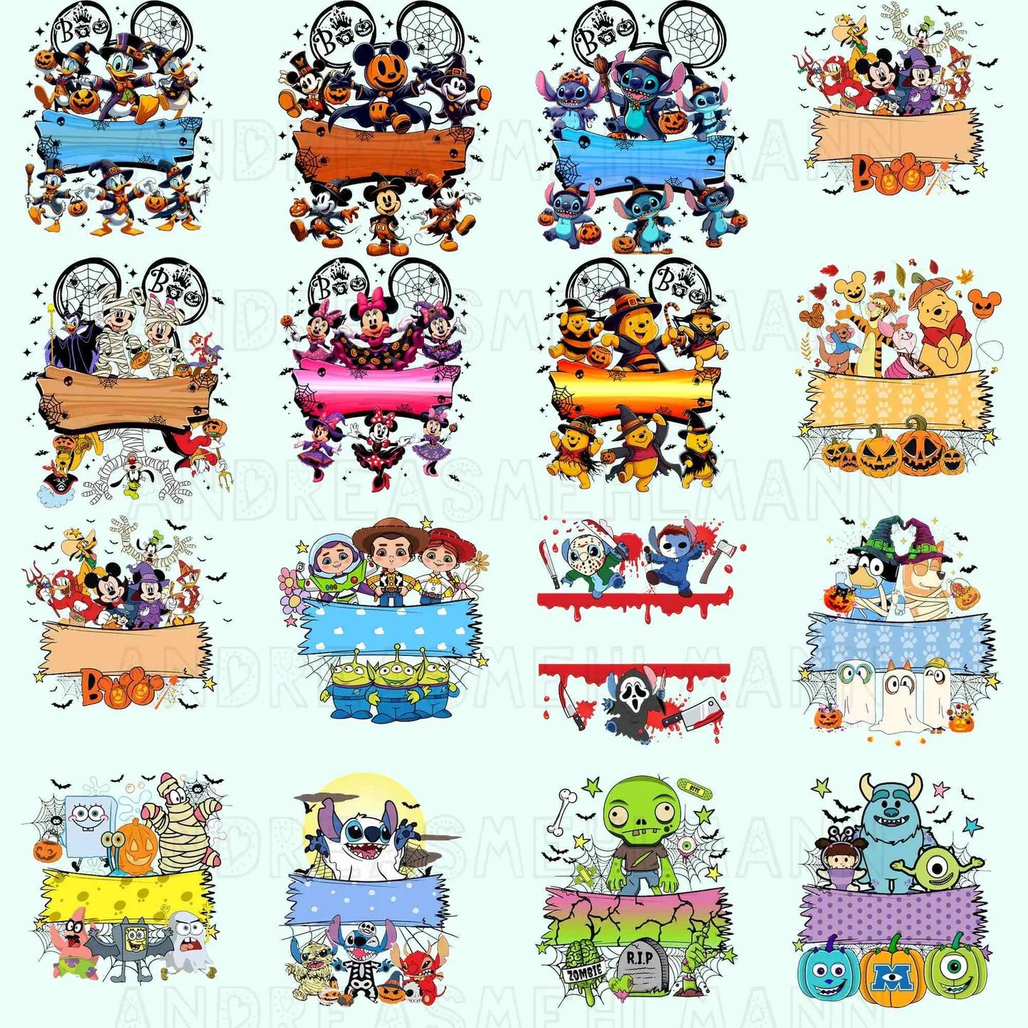 45+ Custom Halloween Cartoon Png Bundle, Halloween Trick Or Treat Bag Png, Personalized Boy Girl Png, Custom Kid Name Png ,Halloween 2025 Png