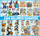 500+ Cartoon Halloween Png Bundle, Halloween Trip Png, Cartoon Characters Halloween Png, Trick or Treat Png, Halloween Shirt Png