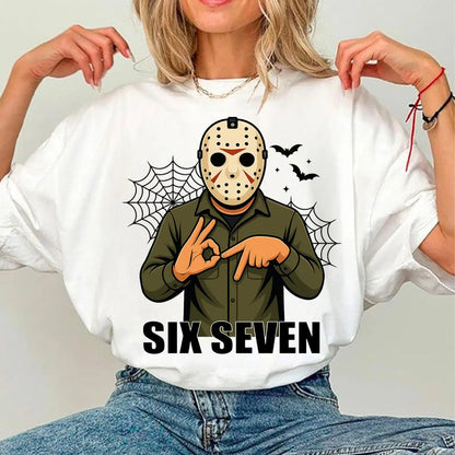 Funny 67 Halloween Png Bundle, Six Seven Png, 6 7 Movie Killers Png, Six Seven Meme Pumpkin Png, Spooky Season Png, 67 Trend Social Media Png