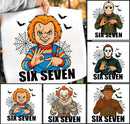 Funny 67 Halloween Png Bundle, Six Seven Png, 6 7 Movie Killers Png, Six Seven Meme Pumpkin Png, Spooky Season Png, 67 Trend Social Media Png