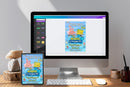 Editable Spongebob Birthday Invitation Template | Party Invitations | Printable Sponge bob invite | Digital Kids Invite | Instant Download