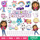 Gabbys Dollhouse Svg Bundle Gabbys Dollhouse Font Gabbys Dollhouse Svg Birthday Cricut Silhouette Vector Cut Files Clipart Digital Bundle