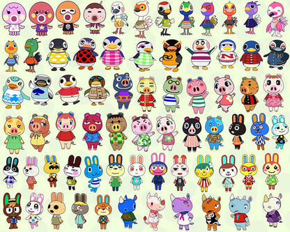 2500+ Animal crossing SVG vectors, Bundle animal crossing svg