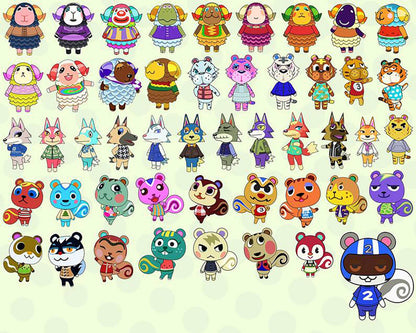 2500+ Animal crossing SVG vectors, Bundle animal crossing svg